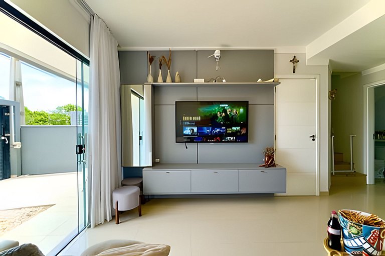 Refúgio a 650m do Mar c/Ar condicionado e Churrasq