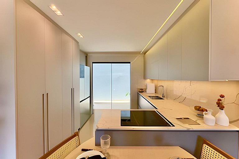 Refúgio a 650m do Mar c/Ar condicionado e Churrasq