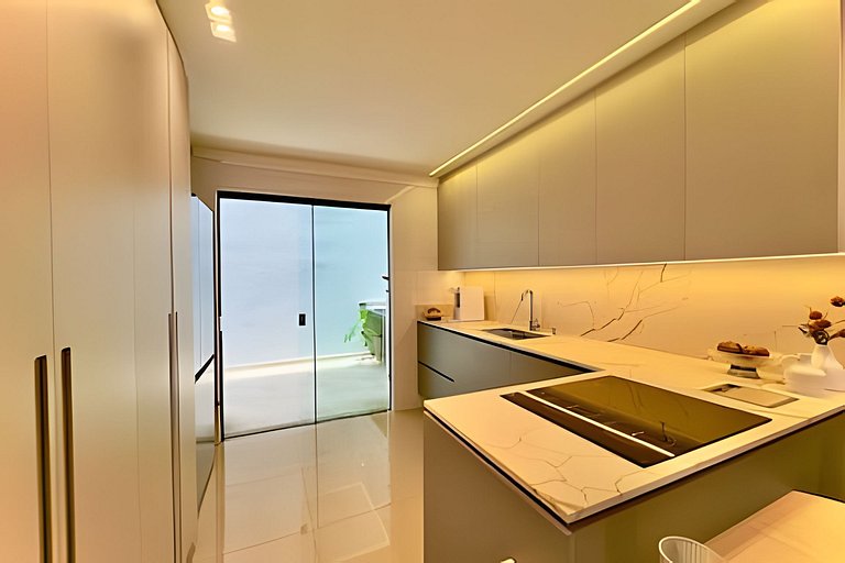 Refúgio a 650m do Mar c/Ar condicionado e Churrasq