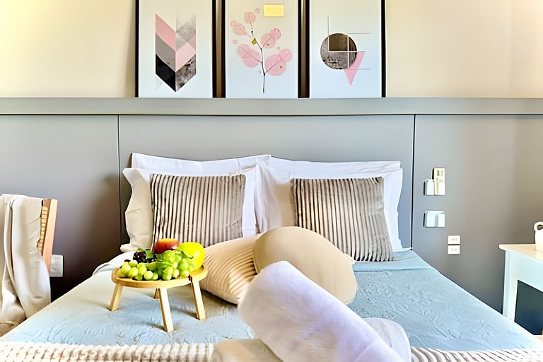 Refúgio a 650m do Mar c/Ar condicionado e Churrasq