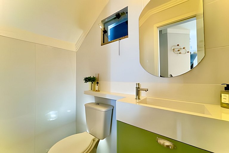 Refúgio a 650m do Mar c/Ar condicionado e Churrasq