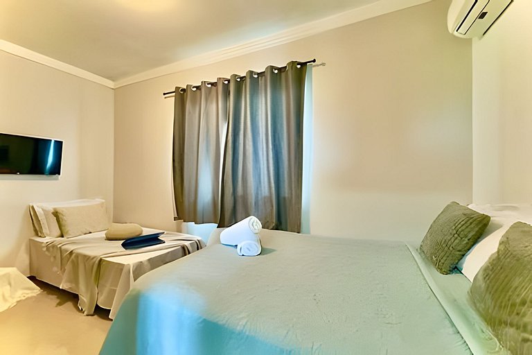 Refúgio a 650m do Mar c/Ar condicionado e Churrasq