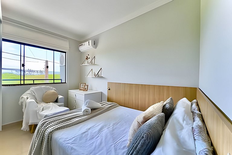 Refúgio a 650m do Mar c/Ar condicionado e Churrasq