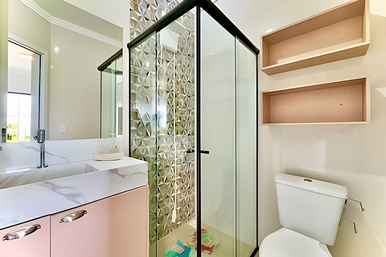 Refúgio a 650m do Mar c/Ar condicionado e Churrasq