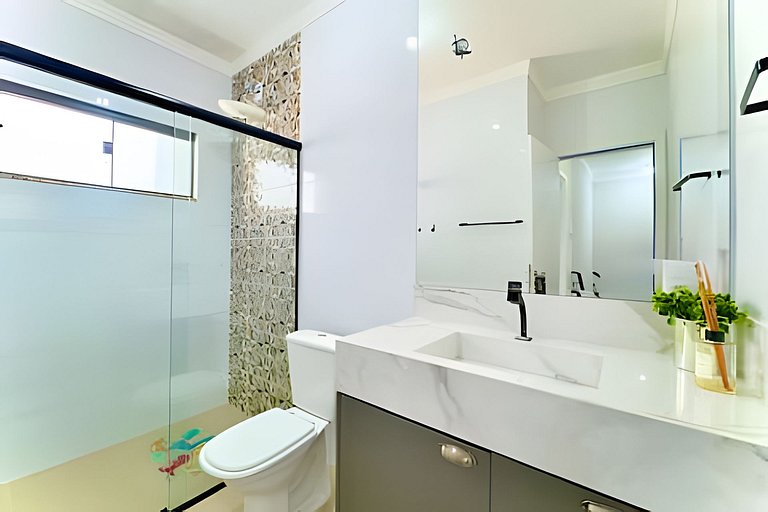 Refúgio a 650m do Mar c/Ar condicionado e Churrasq