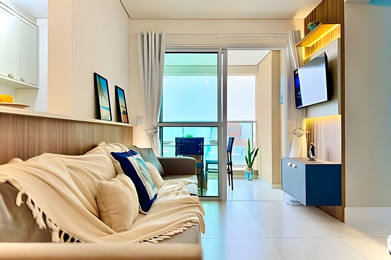 Refúgio a 50m do Mar • Piscina • Ar cond. • Wi-Fi