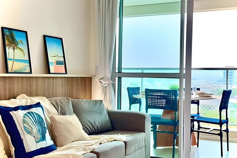 Refúgio a 50m do Mar • Piscina • Ar cond. • Wi-Fi