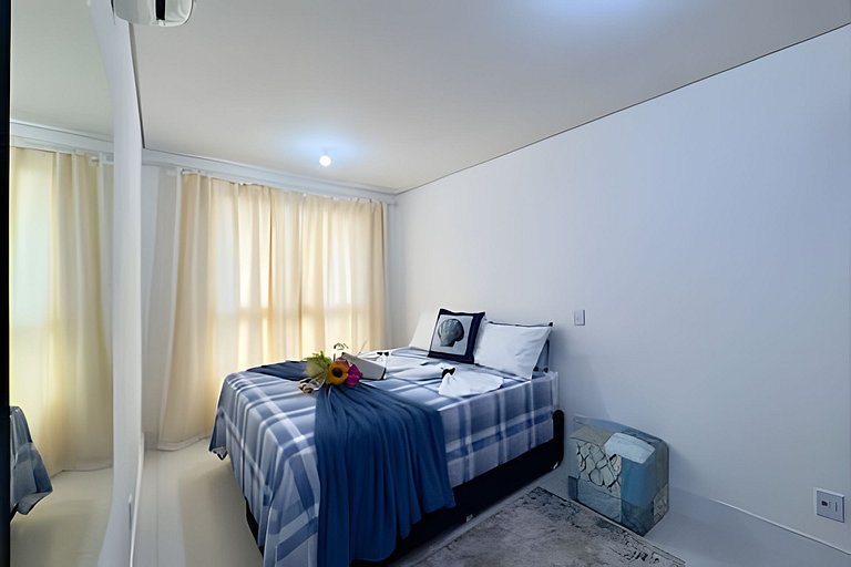 Refúgio a 50m do Mar • Piscina • Ar cond. • Wi-Fi