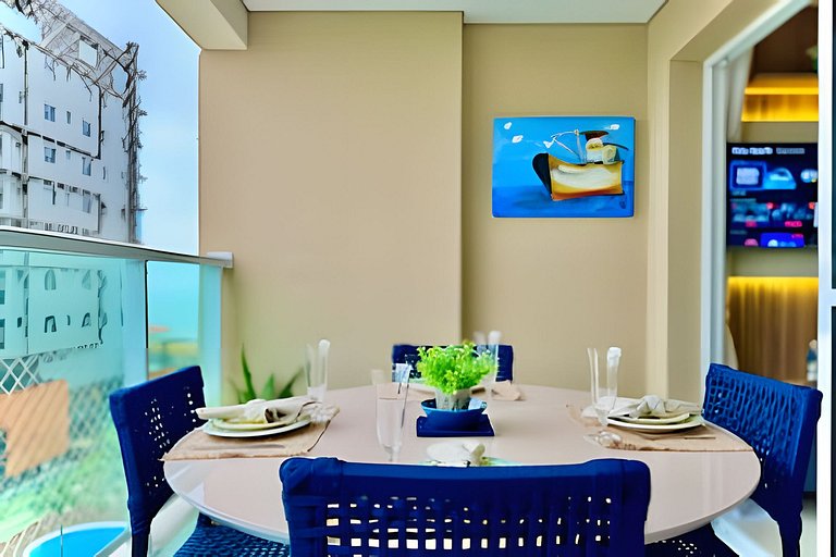 Refúgio a 50m do Mar • Piscina • Ar cond. • Wi-Fi