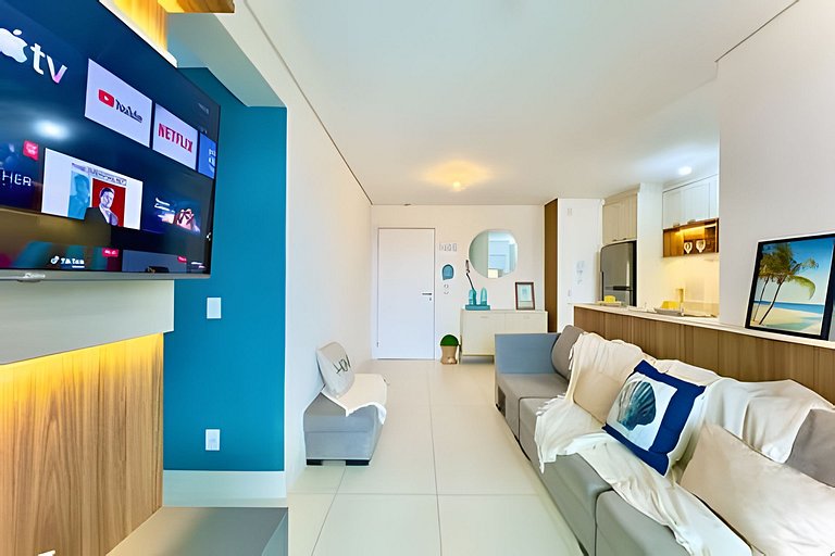 Refúgio a 50m do Mar • Piscina • Ar cond. • Wi-Fi