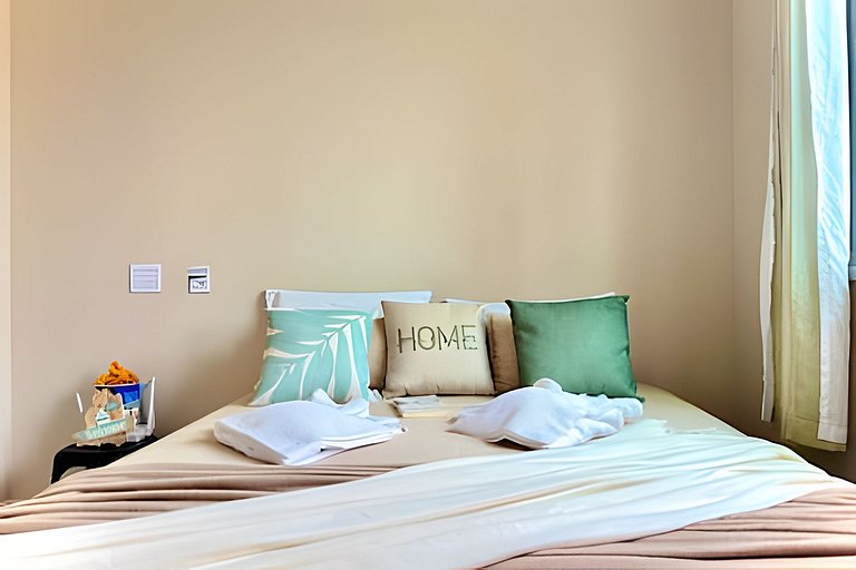 Refúgio a 50m do Mar • Piscina • Ar cond. • Wi-Fi