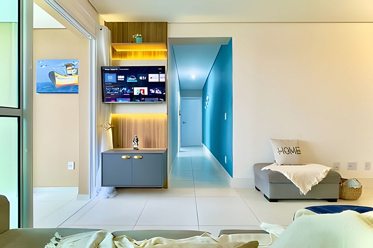 Refúgio a 50m do Mar • Piscina • Ar cond. • Wi-Fi