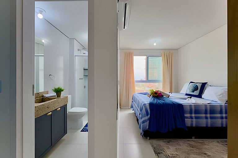 Refúgio a 50m do Mar • Piscina • Ar cond. • Wi-Fi