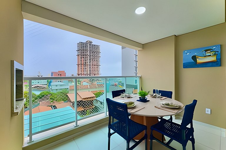 Refúgio a 50m do Mar • Piscina • Ar cond. • Wi-Fi