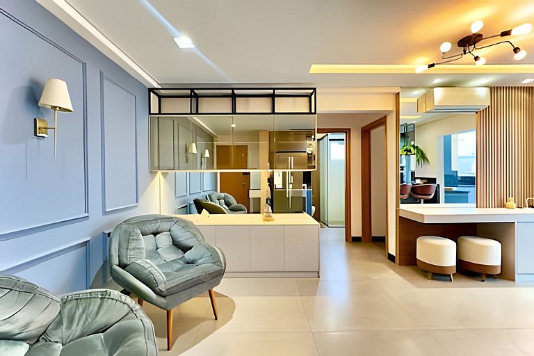 Pé na Areia c/ Piscina e Churrasqueira Privativa.