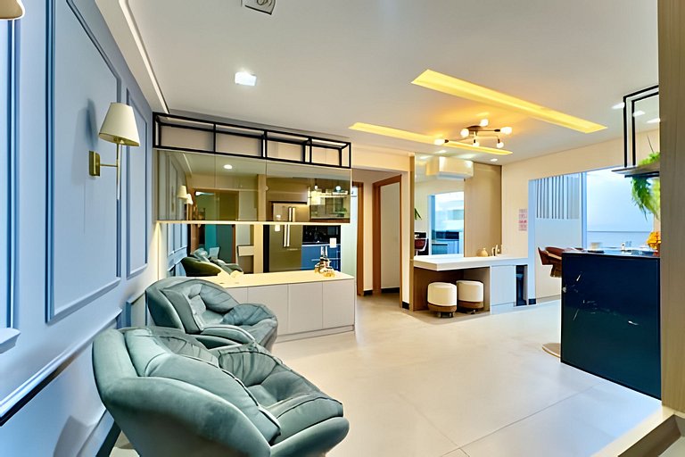 Pé na Areia c/ Piscina e Churrasqueira Privativa.