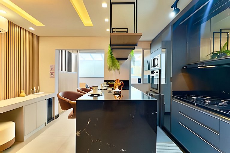 Pé na Areia c/ Piscina e Churrasqueira Privativa.