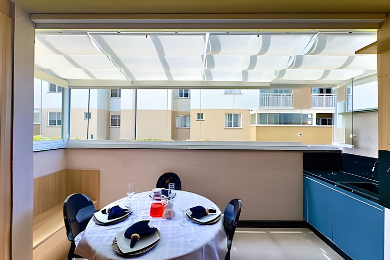 Pé na Areia c/ Piscina e Churrasqueira Privativa.