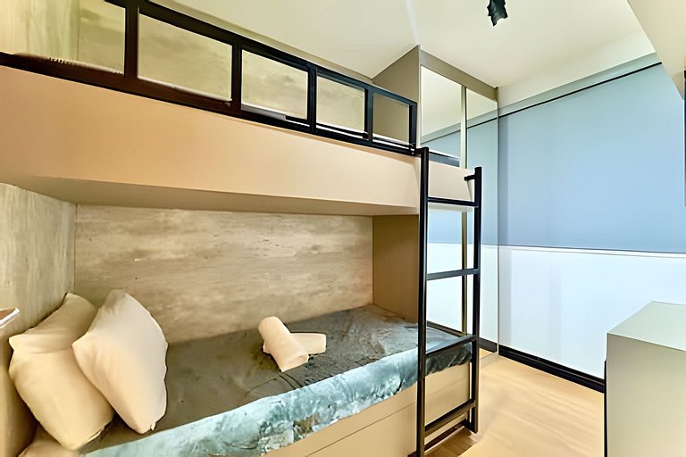 Pé na Areia c/ Piscina e Churrasqueira Privativa.