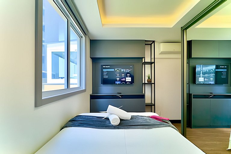 Pé na Areia c/ Piscina e Churrasqueira Privativa.