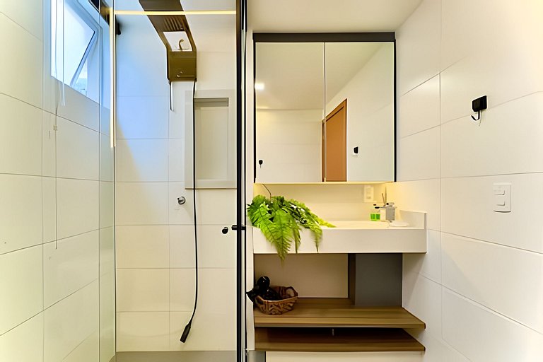 Pé na Areia c/ Piscina e Churrasqueira Privativa.