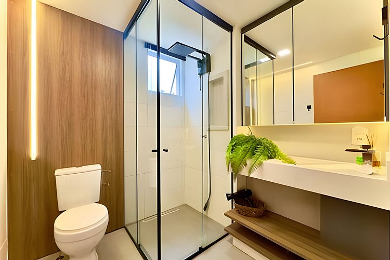 Pé na Areia c/ Piscina e Churrasqueira Privativa.