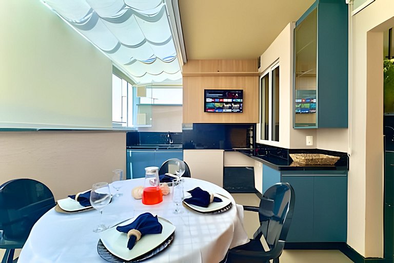 Pé na Areia c/ Piscina e Churrasqueira Privativa.