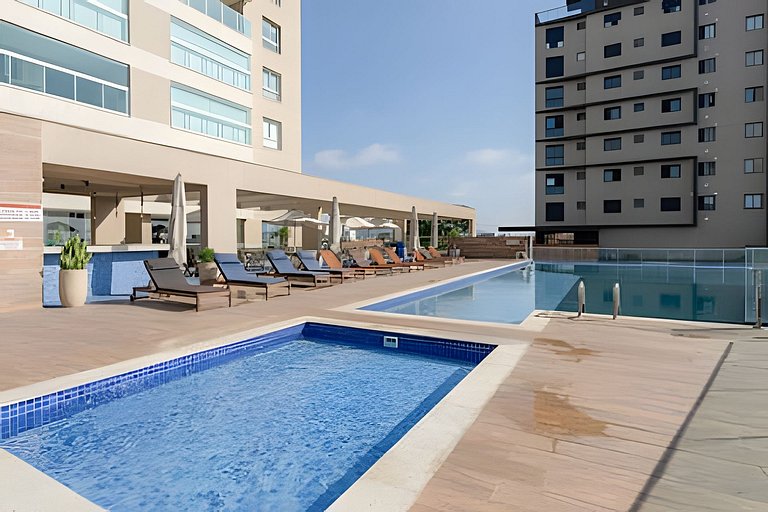 Refúgio a 50m do Mar • Piscina • Ar cond. • Wi-Fi