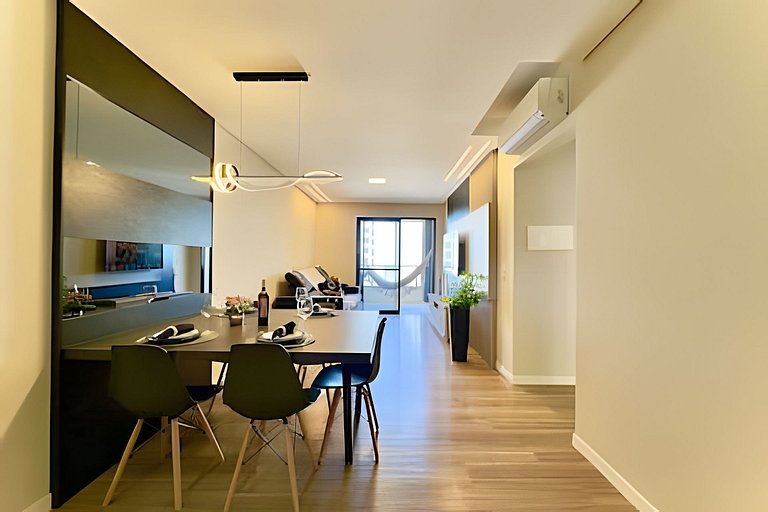 VISTA MAR a 150m PRAIA Churrasq. e Ar condicionado