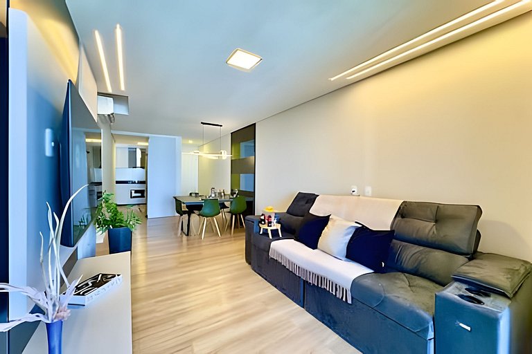 VISTA MAR a 150m PRAIA Churrasq. e Ar condicionado