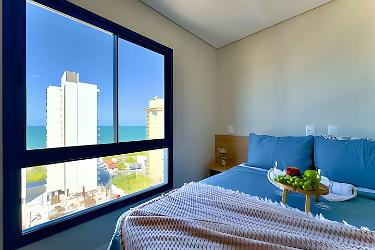 VISTA MAR a 150m PRAIA Churrasq. e Ar condicionado