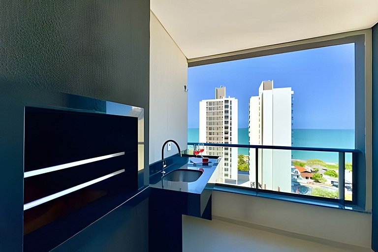 VISTA MAR a 150m PRAIA Churrasq. e Ar condicionado