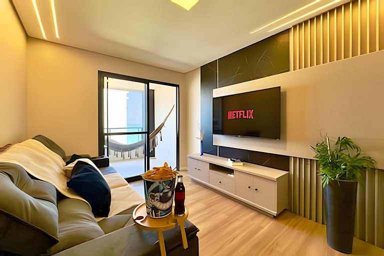 VISTA MAR a 150m PRAIA Churrasq. e Ar condicionado