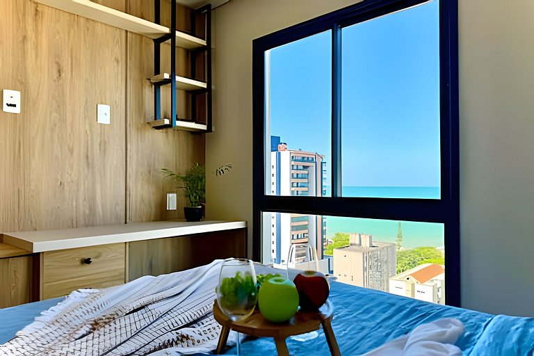 VISTA MAR a 150m PRAIA Churrasq. e Ar condicionado