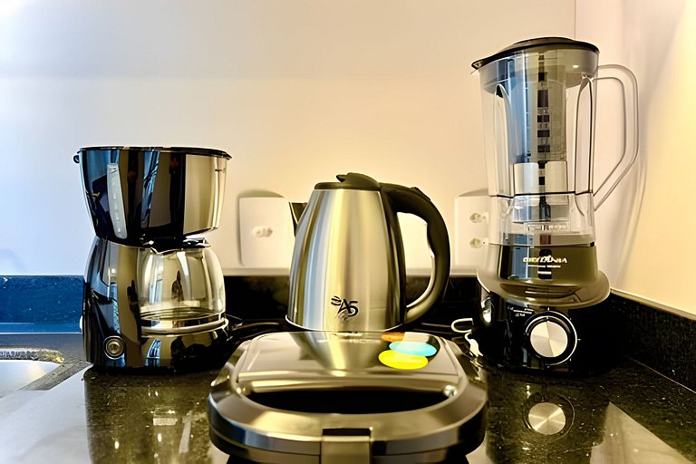 VISTA MAR a 150m PRAIA Churrasq. e Ar condicionado