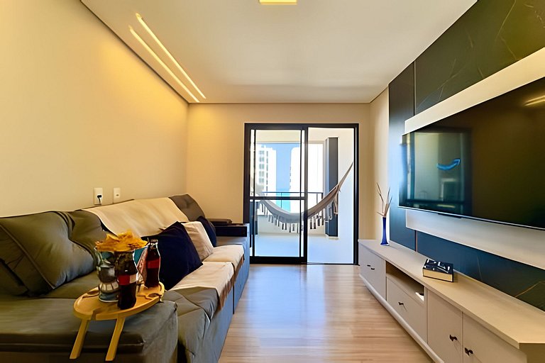 VISTA MAR a 150m PRAIA Churrasq. e Ar condicionado