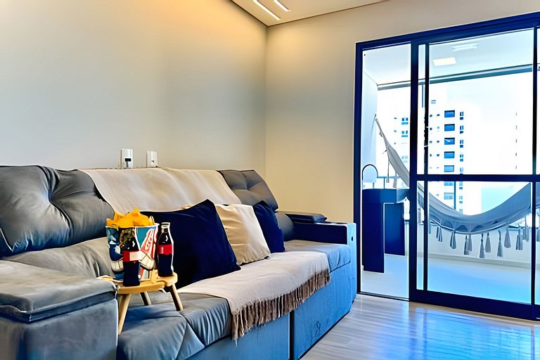 VISTA MAR a 150m PRAIA Churrasq. e Ar condicionado