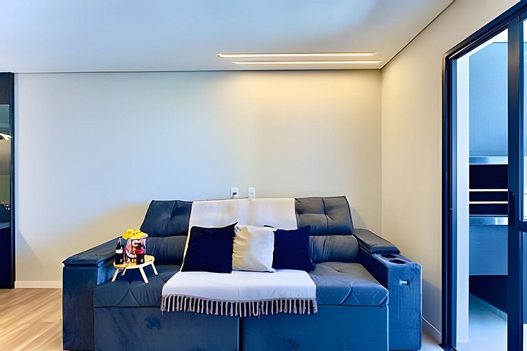 VISTA MAR a 150m PRAIA Churrasq. e Ar condicionado