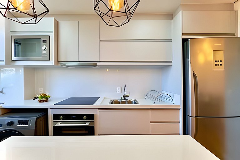 Apto 150m da PRAIA c/ Piscina, Churrasq. e Wi-Fi