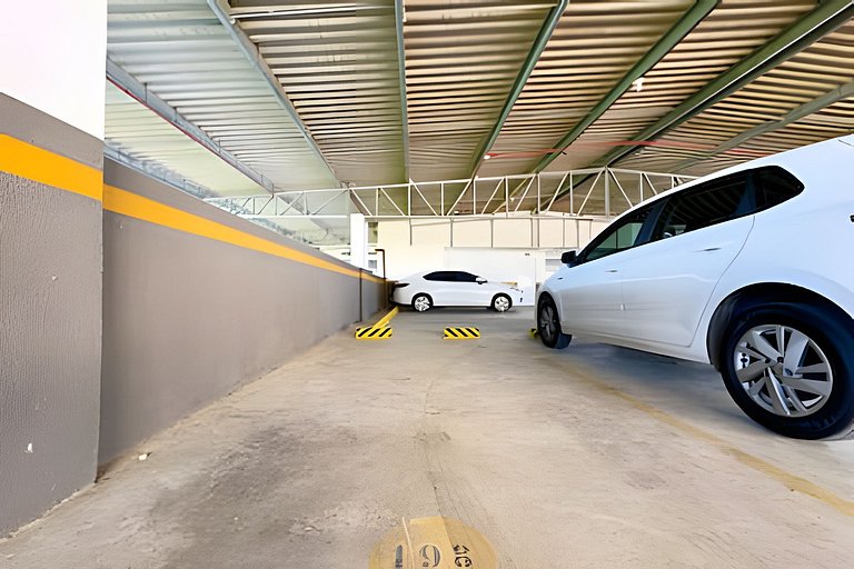 Apto 150m da PRAIA c/ Piscina, Churrasq. e Wi-Fi