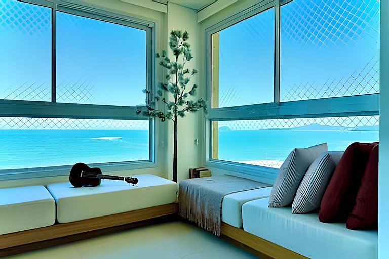 Frente Mar • Home Club Pé na Areia • Piscina