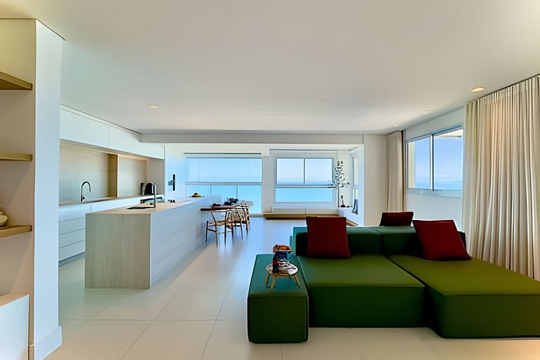 Frente Mar • Home Club Pé na Areia • Piscina