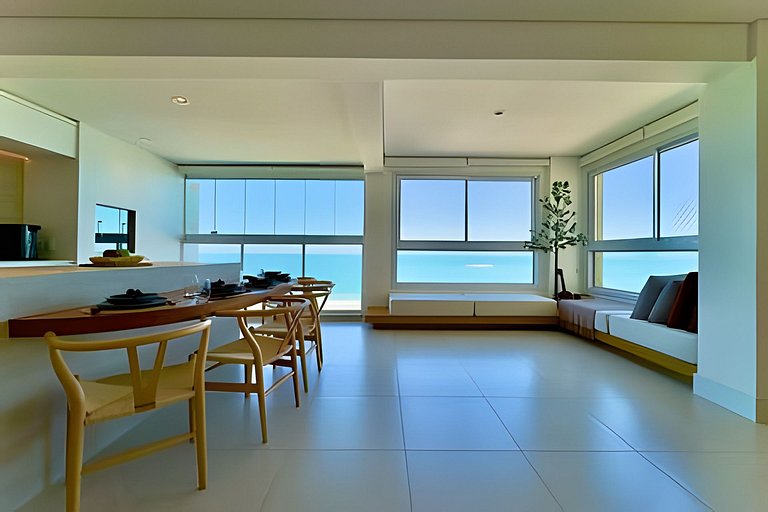 Frente Mar • Home Club Pé na Areia • Piscina