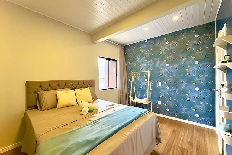 Casa c/Piscina e Churrasq. Privativa 300m da Praia