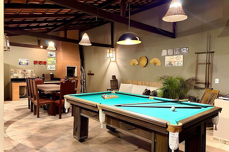 Casa c/Piscina e Churrasq. Privativa 400m da Praia