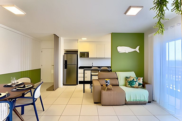 Vista Mar A 150m da Praia Piscina Churrasqueira