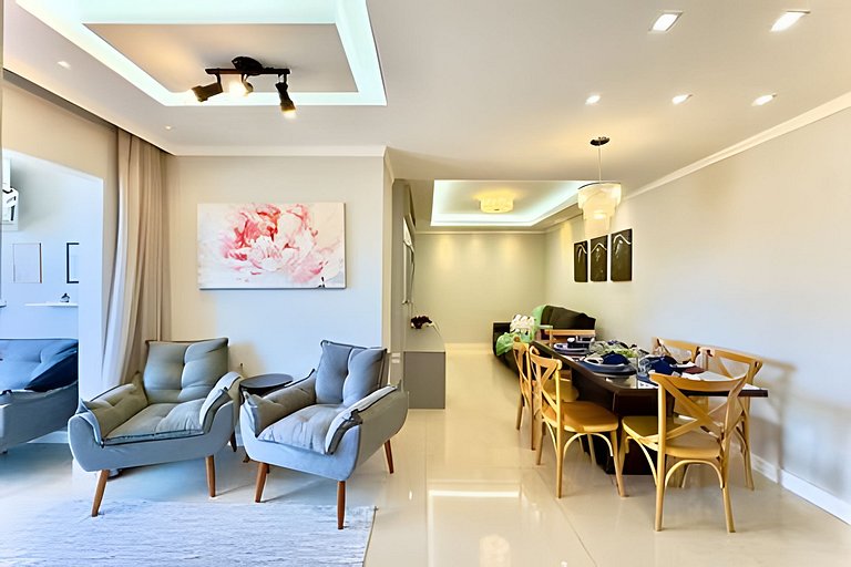 Apto a 150m da PRAIA Churrasq. c/ Piscina - Wi-fi