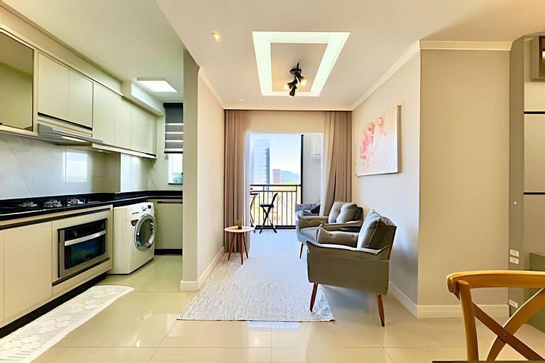 Apto a 150m da PRAIA Churrasq. c/ Piscina - Wi-fi