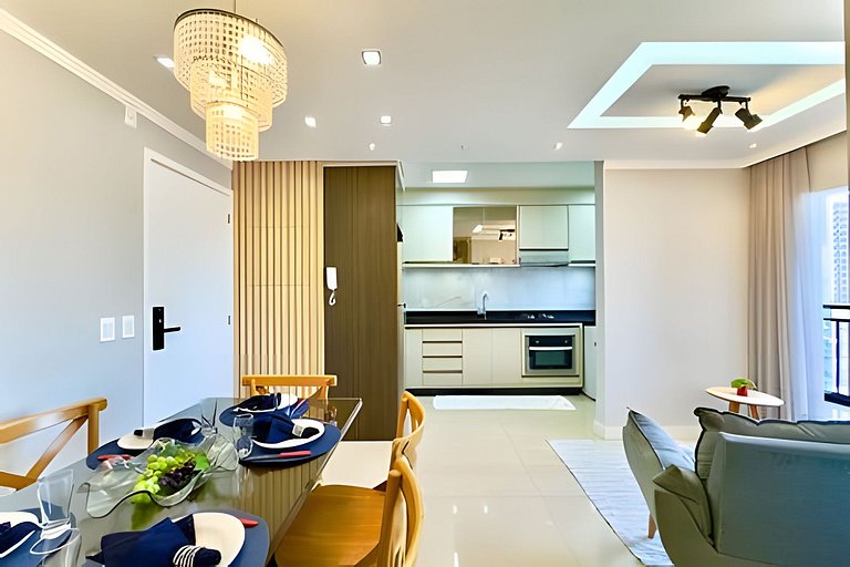 Apto a 150m da PRAIA Churrasq. c/ Piscina - Wi-fi