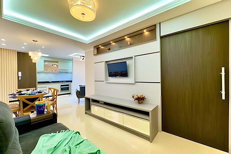 Apto a 150m da PRAIA Churrasq. c/ Piscina - Wi-fi